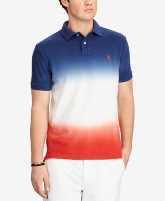 Tall Ombre Classic Fit Mesh Polo 