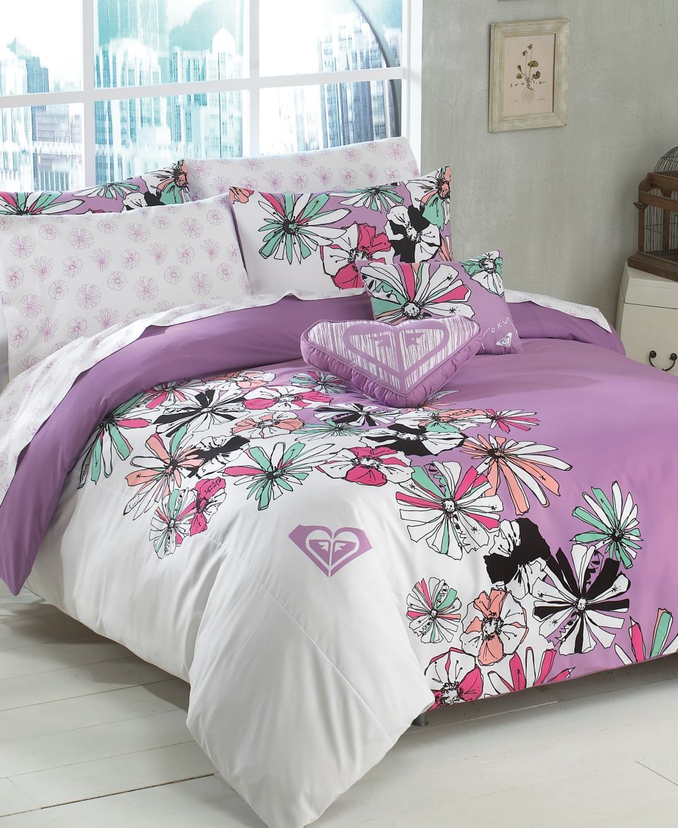 Roxy Bedding, Love Roxy Twin Duvet Cover Set