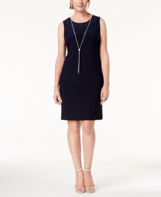 r&m richards tea length jacket dress