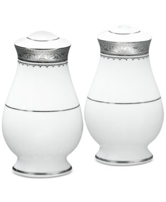 Солонка и перечница Noritake Odessa Platinum