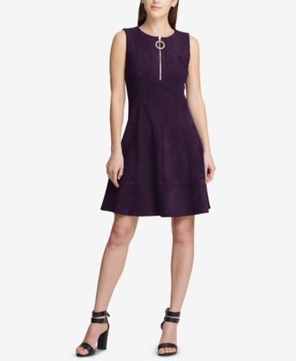 dkny purple dress