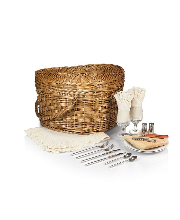 Picnic Time Heart Picnic Basket & Reviews Outdoor Dining