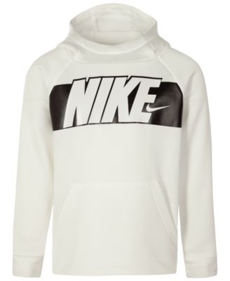 boys nike white hoodie