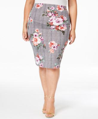 macy's plus size skirts