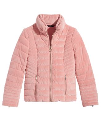 guess jacket pink