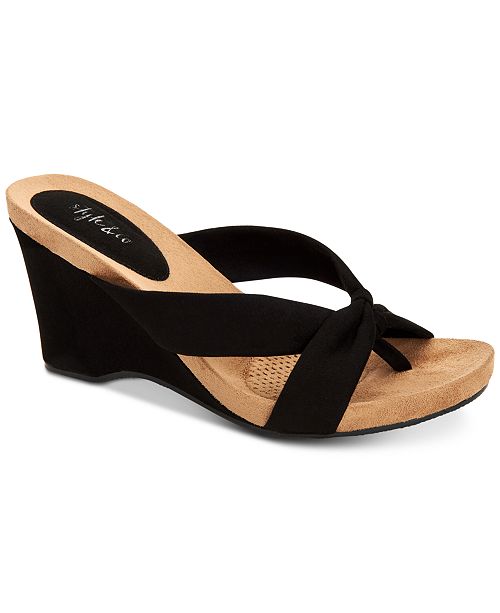 Style Co Chickaa Wedge Sandals Created For Macy S Reviews Sandals Shoes Macy S