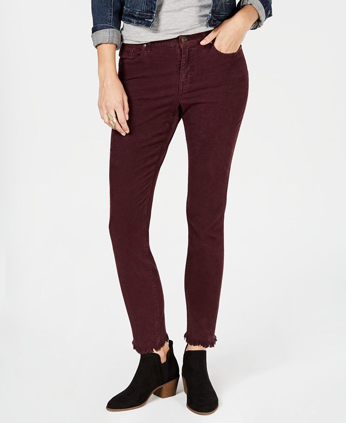 women's skinny corduroy pants