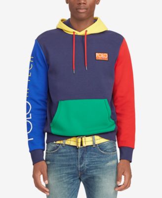 ralph lauren color block hoodie