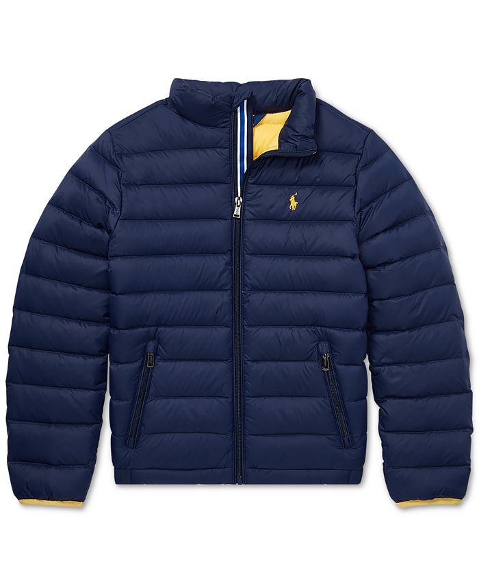 Polo Ralph Lauren Big Boys Quilted Down Jacket & Reviews Coats
