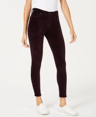 hudson velvet jeans