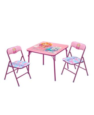 paw patrol table and chairs girl