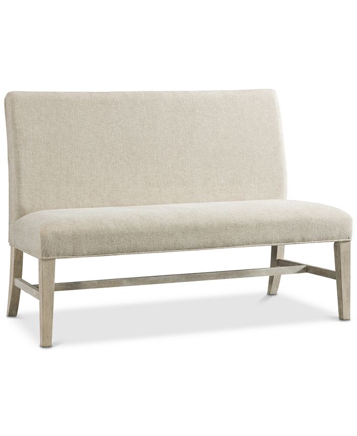 Furniture Parker Upholstered Dining Bench Created For Macy S Reviews Furniture Macy S
