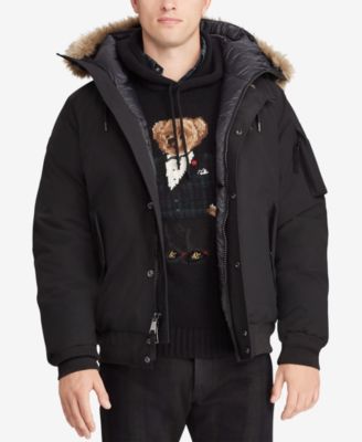 mens polo parka