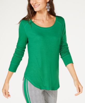 macy's inc long sleeve tops
