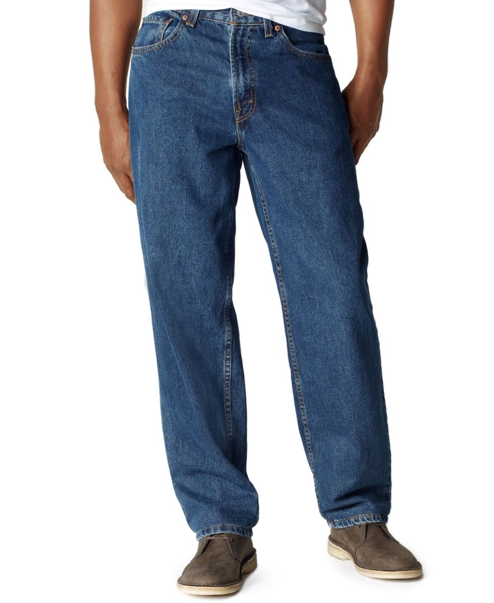 Levis Jeans, 560 Comfort Fit, Light Stonewash Tapered Leg   Mens