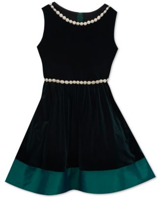 black velvet dress kids