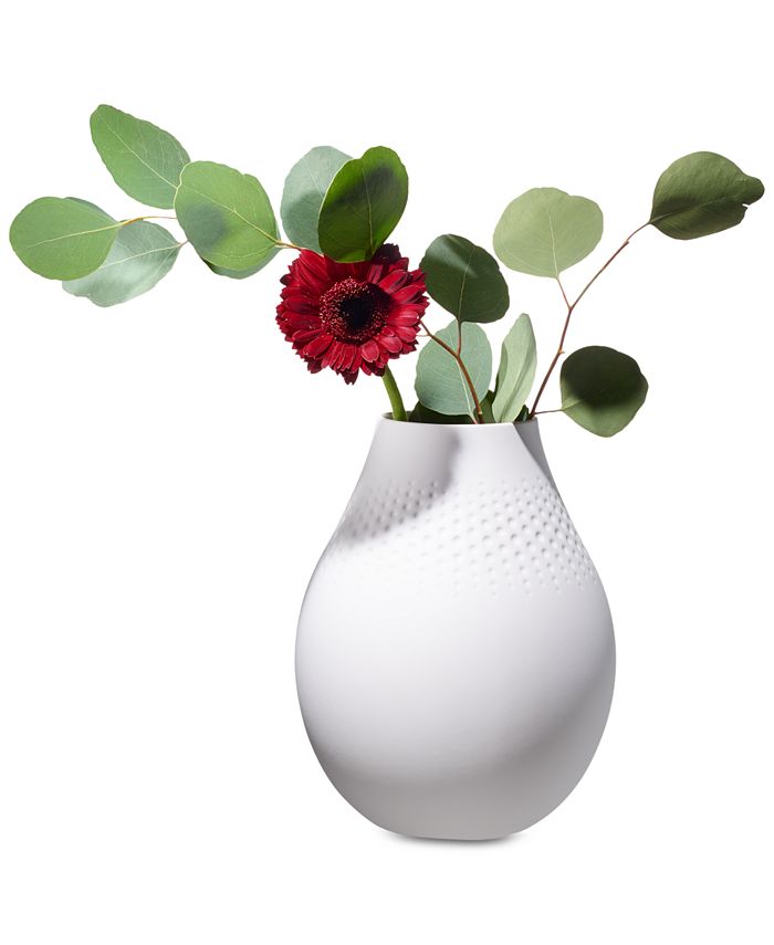 Villeroy & Boch White Perle Vase NO.2 & Reviews Vases Home Decor