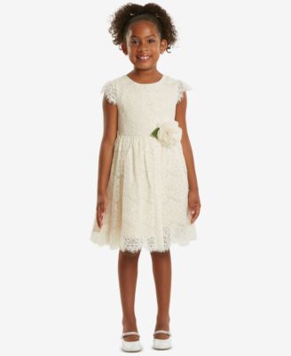 little girl off white dress shoes