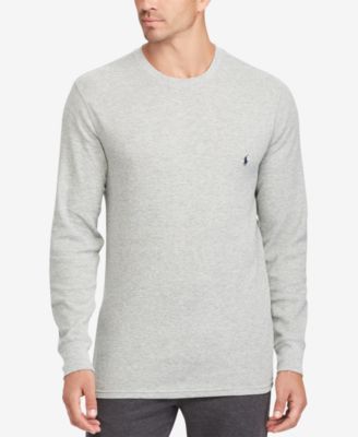 macys mens polo thermal shirts