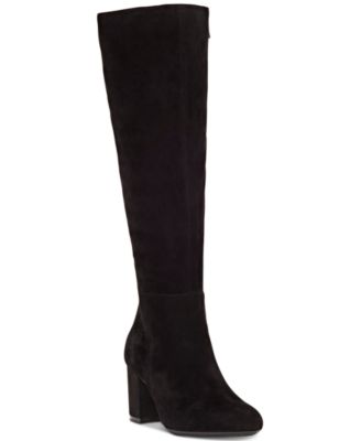 womens leather dress boots wide calf