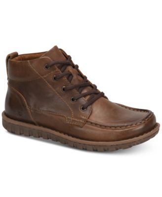 Born Men's Gilden Moc-Toe Leather Boots 