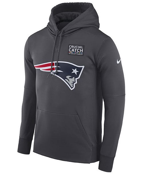 Nike Men S New England Patriots Crucial Catch Therma Hoodie Reviews Sports Fan Shop By Lids Men Macy S