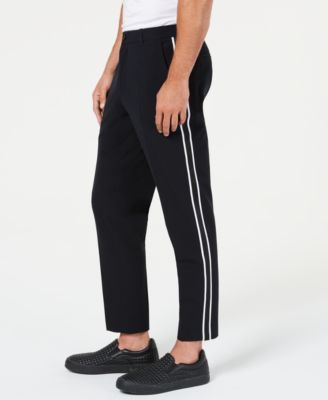 mens side stripe pants