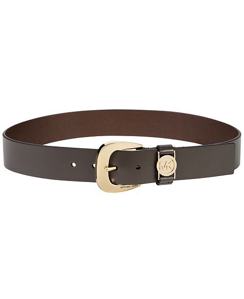 Michael Kors Leather Belt With Mk Cutout Logo Disc Belt Reviews Handbags Accessories Macy S Macy's has the latest fashion brands on women's and men's clothing, accessories, jewelry, beauty, shoes and home products. leather belt with mk cutout logo disc belt