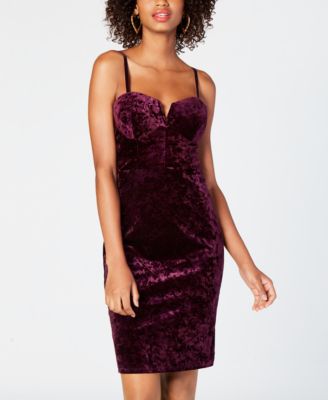 macy velvet dress