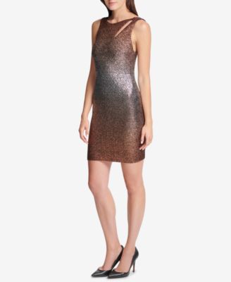 guess silver dress