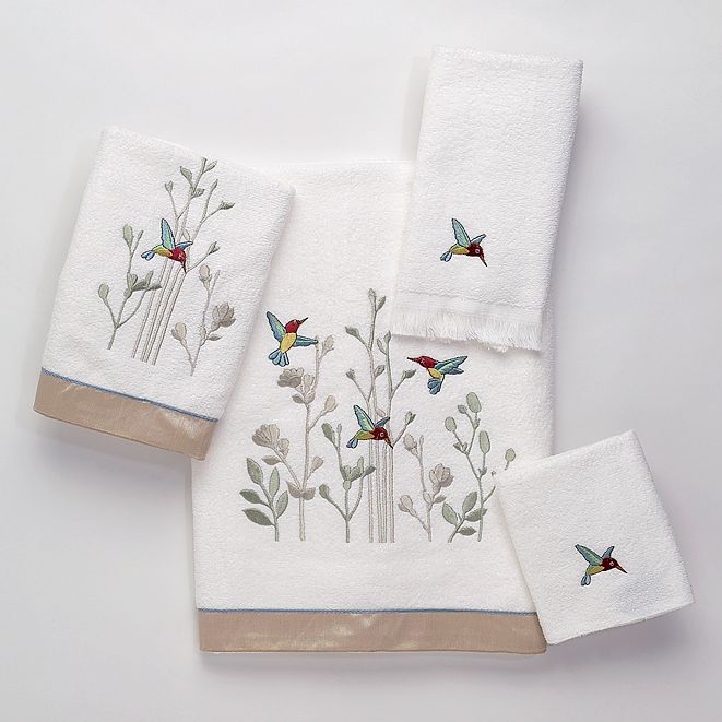 Avanti Colibri Embroidered Hand Towel & Reviews Bath