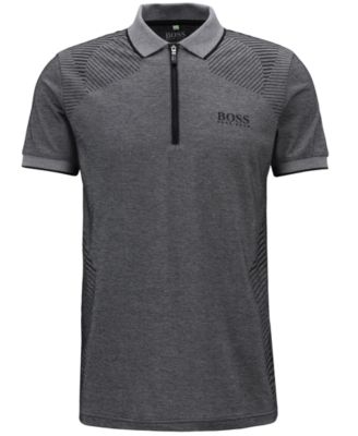hugo boss zip neck