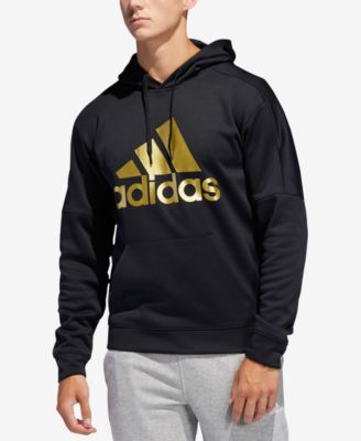 gold adidas hoodie