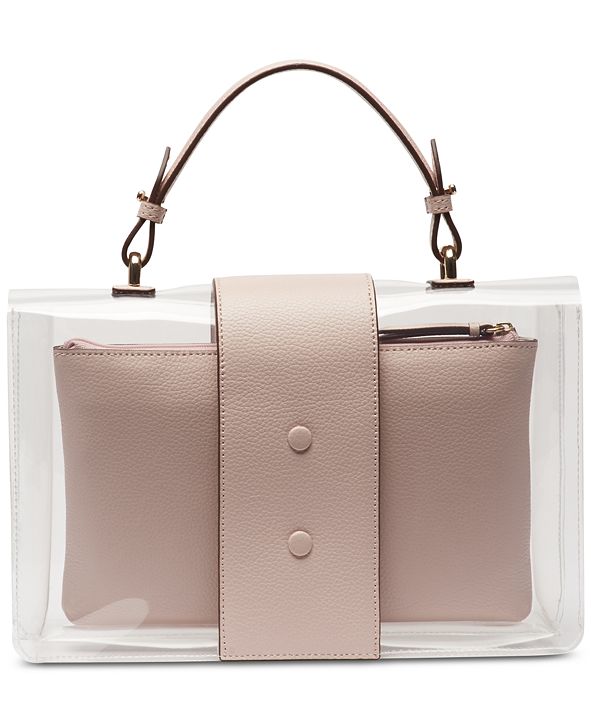 DKNY Elissa Flap Clear Shoulder Bag, Created for Macy's & Reviews