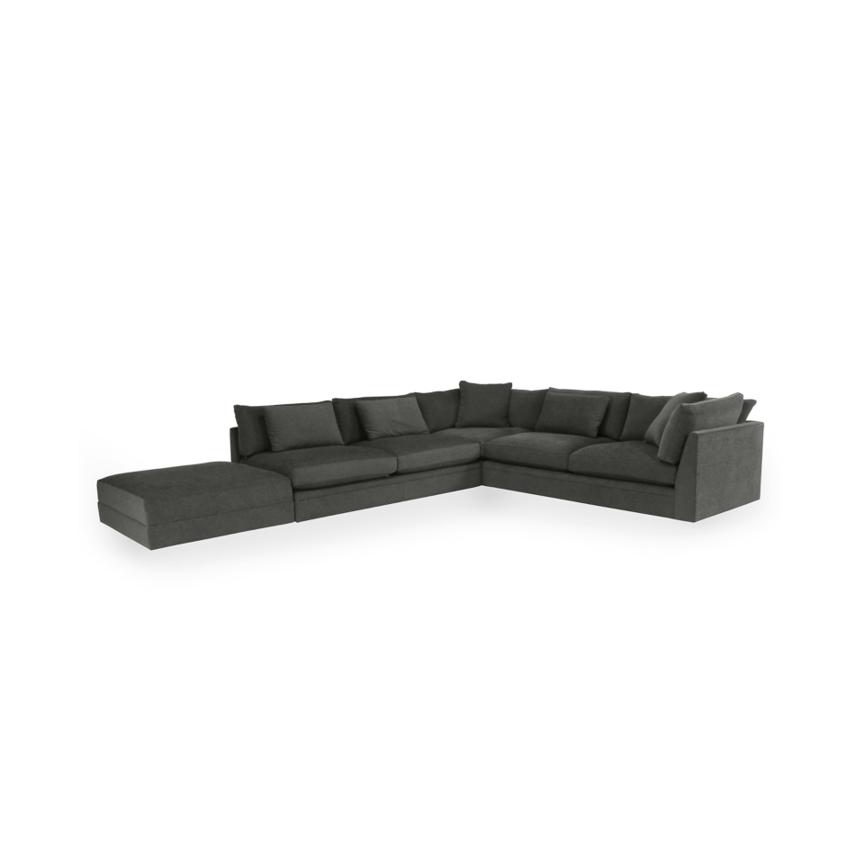 Dana Sectional Sofa, 3 Piece (Right Arm Facing Sofa, Corner Unit and 