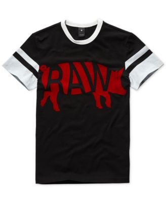 black and red g star shirt