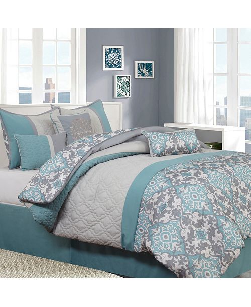 Nanshing Reina 7 Pc Comforter Set King Reviews Bed In A Bag Bed Bath Macy S