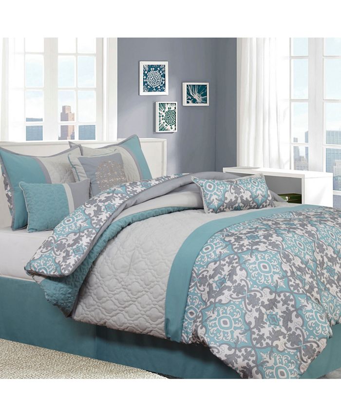 Nanshing Reina 7 Pc Comforter Set King Reviews Comforter Sets Bed Bath Macy S