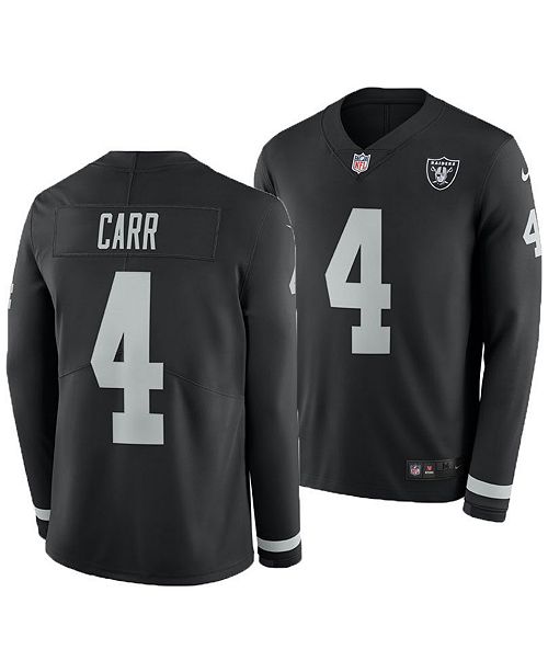Nike Men S Derek Carr Oakland Raiders Therma Jersey Reviews Sports Fan Shop By Lids Men Macy S