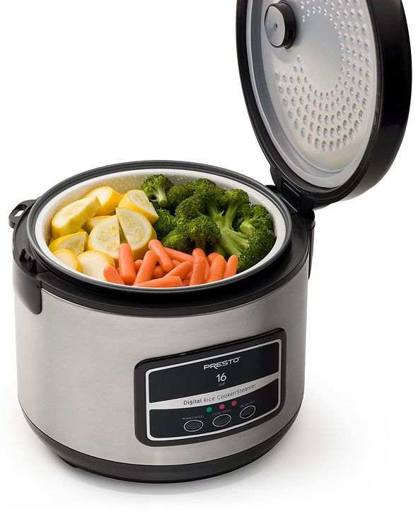 Presto 16-Cup Digital Rice Cooker/Steamer & Reviews ...