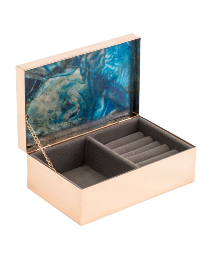 Zuo Small Blue Stone Box & Reviews - Home - Macy's