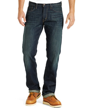 Levi's 514 Straight-Fit Jeans, Kale - Jeans - Men - Macy's