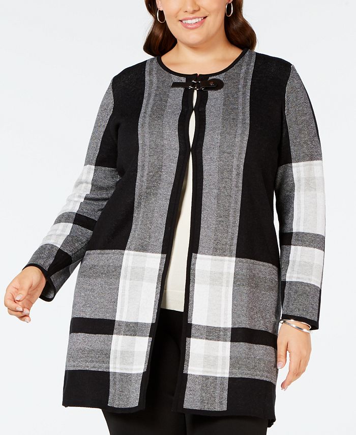 kasper plaid jacket