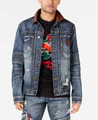 wolf jean jacket