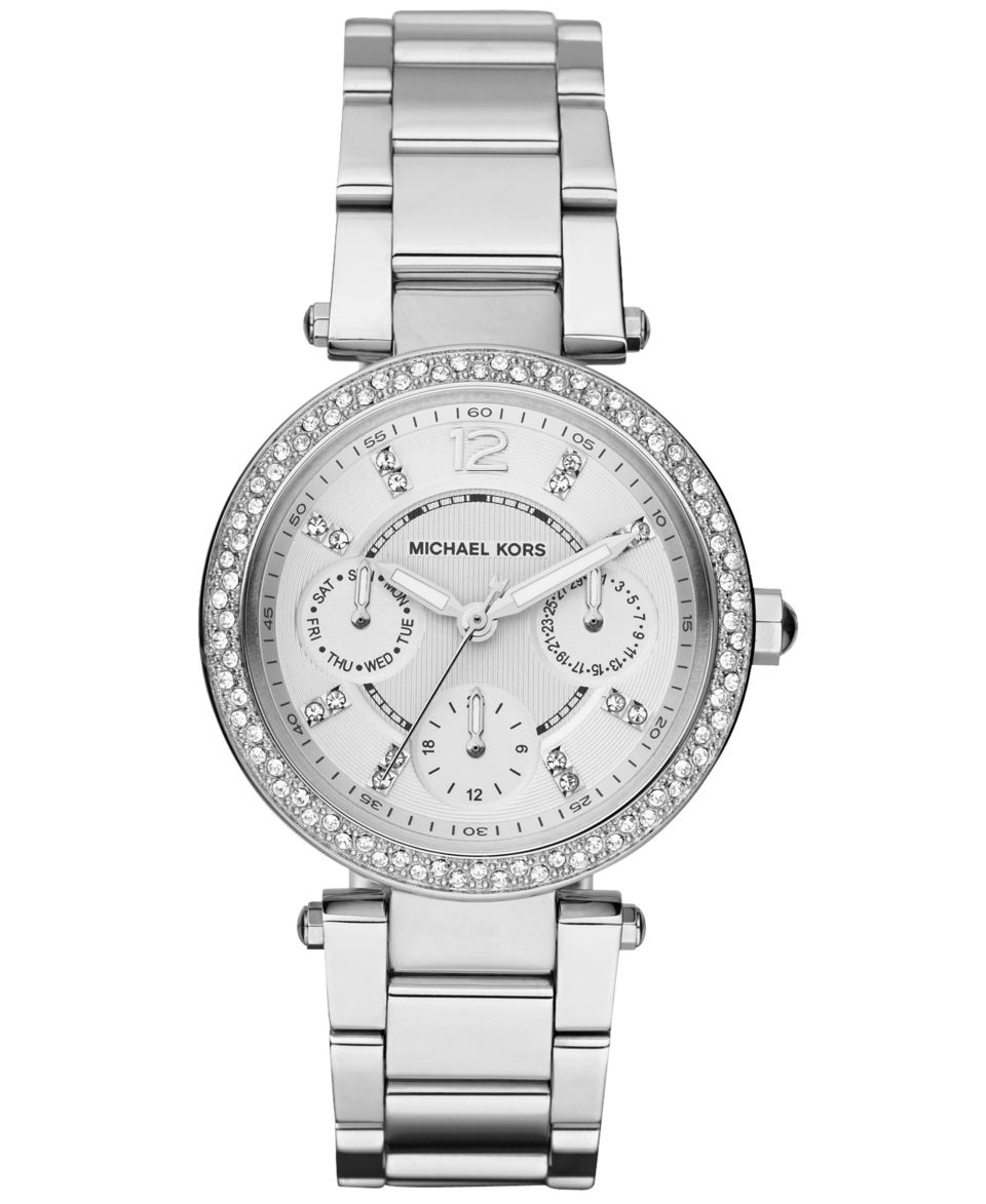 Michael Kors Watch, Womens Chronograph Parker Stainless Steel