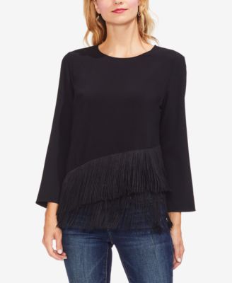 vince camuto fringe top