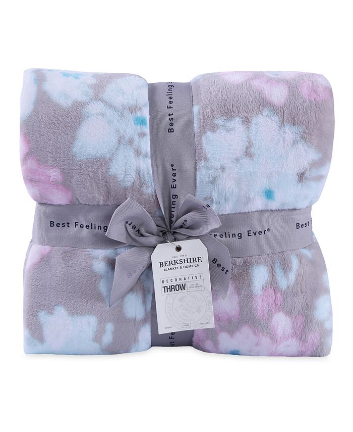 Berkshire Blanket & Home Co.® Peony Print PrimaLush™ Throw & Reviews Blankets & Throws Bed
