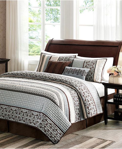 Madison Park Princeton 5 Pc King Coverlet Set Reviews Quilts Bedspreads Bed Bath Macy S