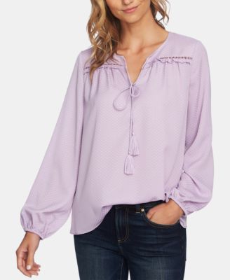 satin peasant blouse