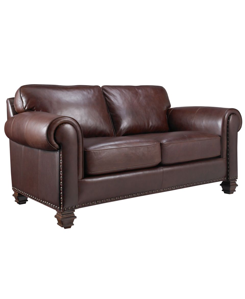 Lauren Ralph Lauren Leather Living Room Chair, Stanmore   furniture